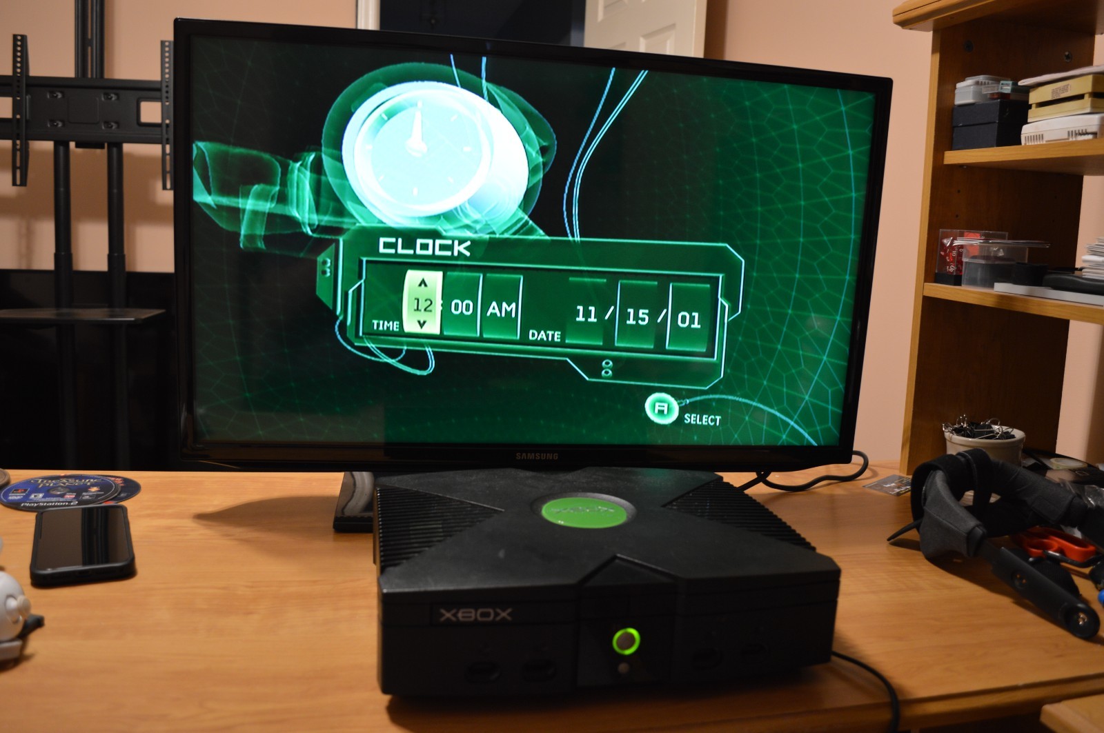 Original Microsoft Xbox (Disc Tray Stuck) (See Description)