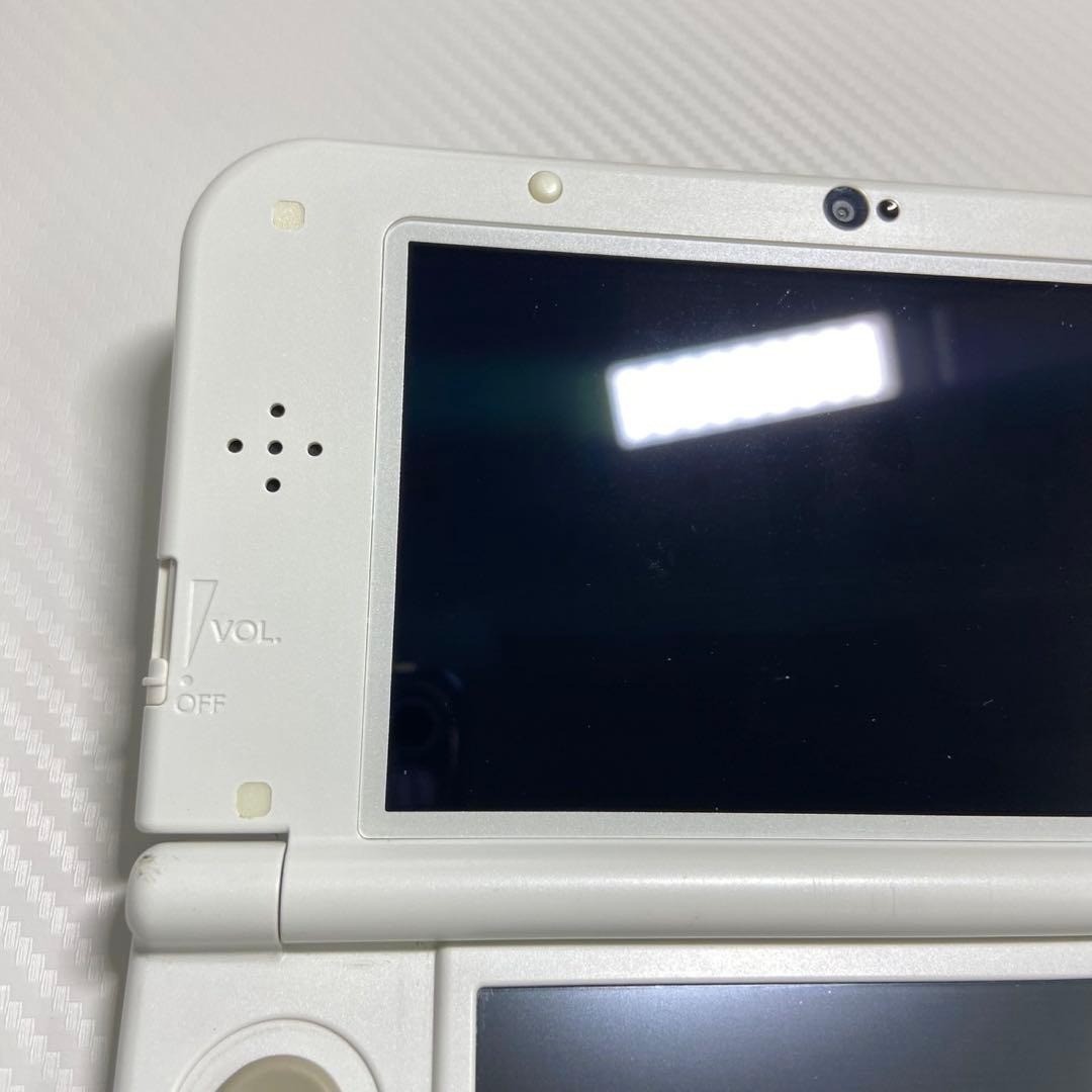 Nintendo New 3DS LL Pearl White Console Tested Excellent Condition 6955