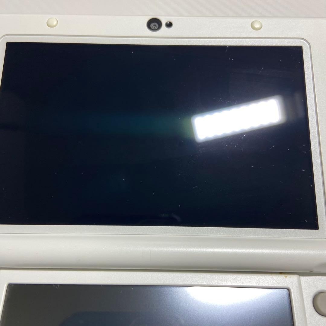 Nintendo New 3DS LL Pearl White Console Tested Excellent Condition 6955