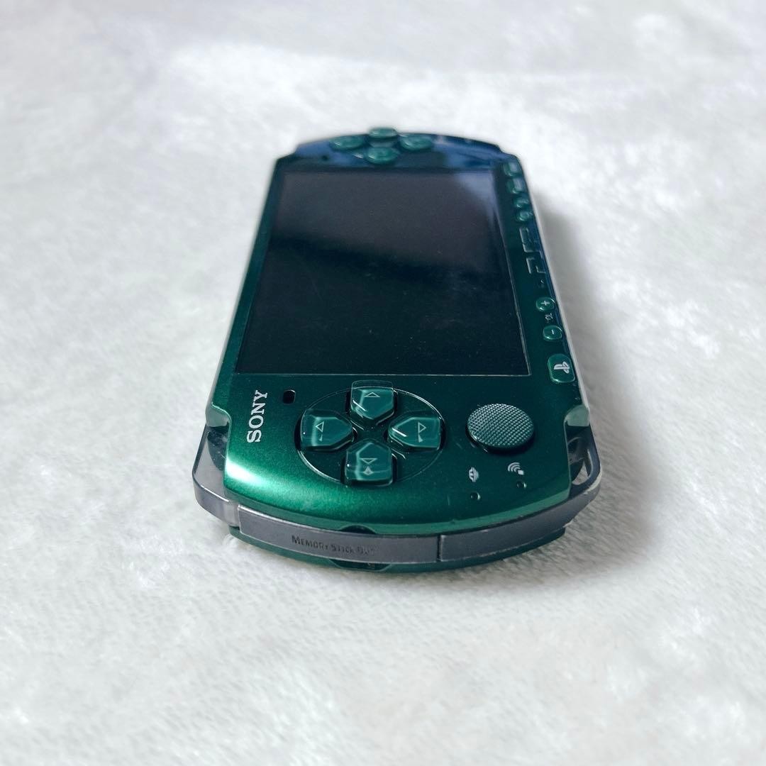 Sony PSP-3000 Console Green Rare Color Region free Used