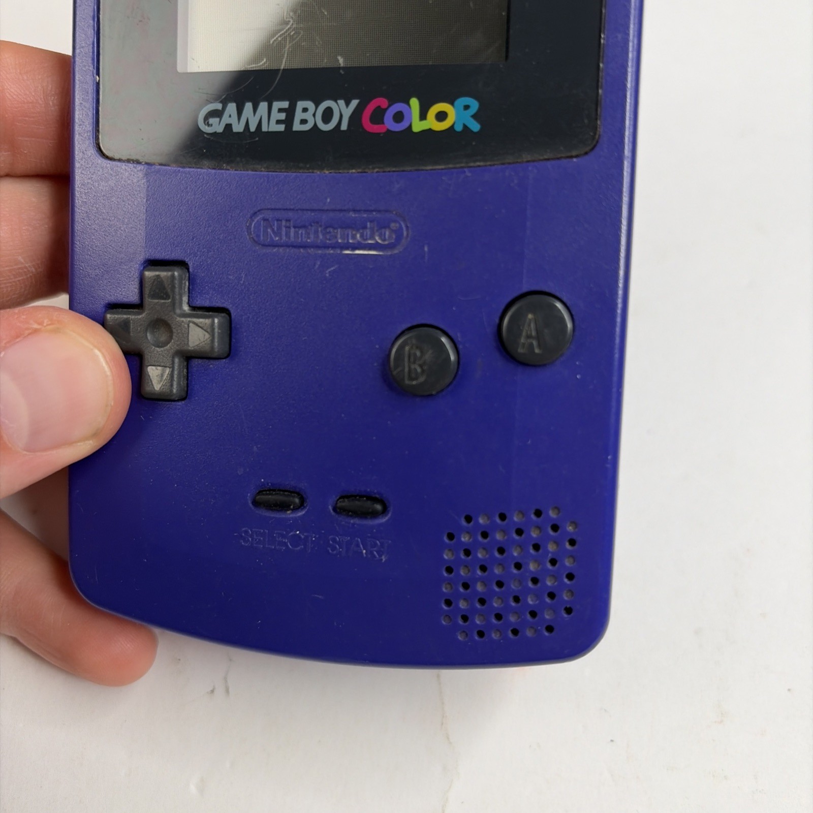 Nintendo Gameboy Boy Color Grape Purple Console Parts Repair! CGB-001 OEM