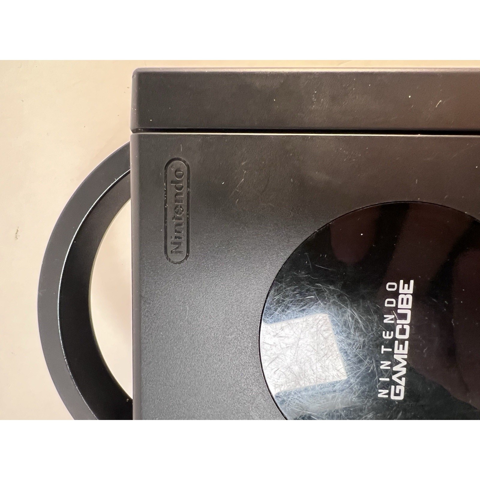 GameCube Black Console (DOL-001) 1 OEM Controllers, Power Cord, AV Cable – EUC