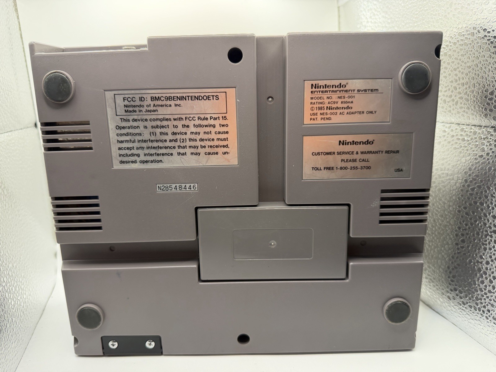 Nintendo Entertainment System (NES-001) Console Only