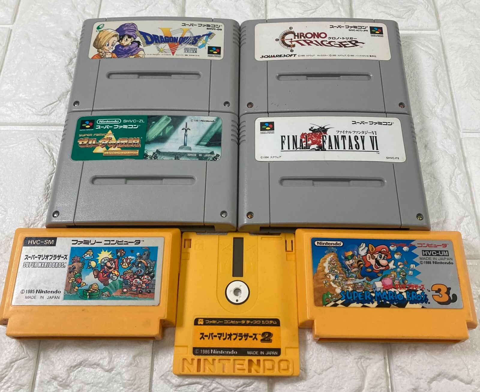 Famicom Disk system New belt Super famicom console set Main unit unmodified JP