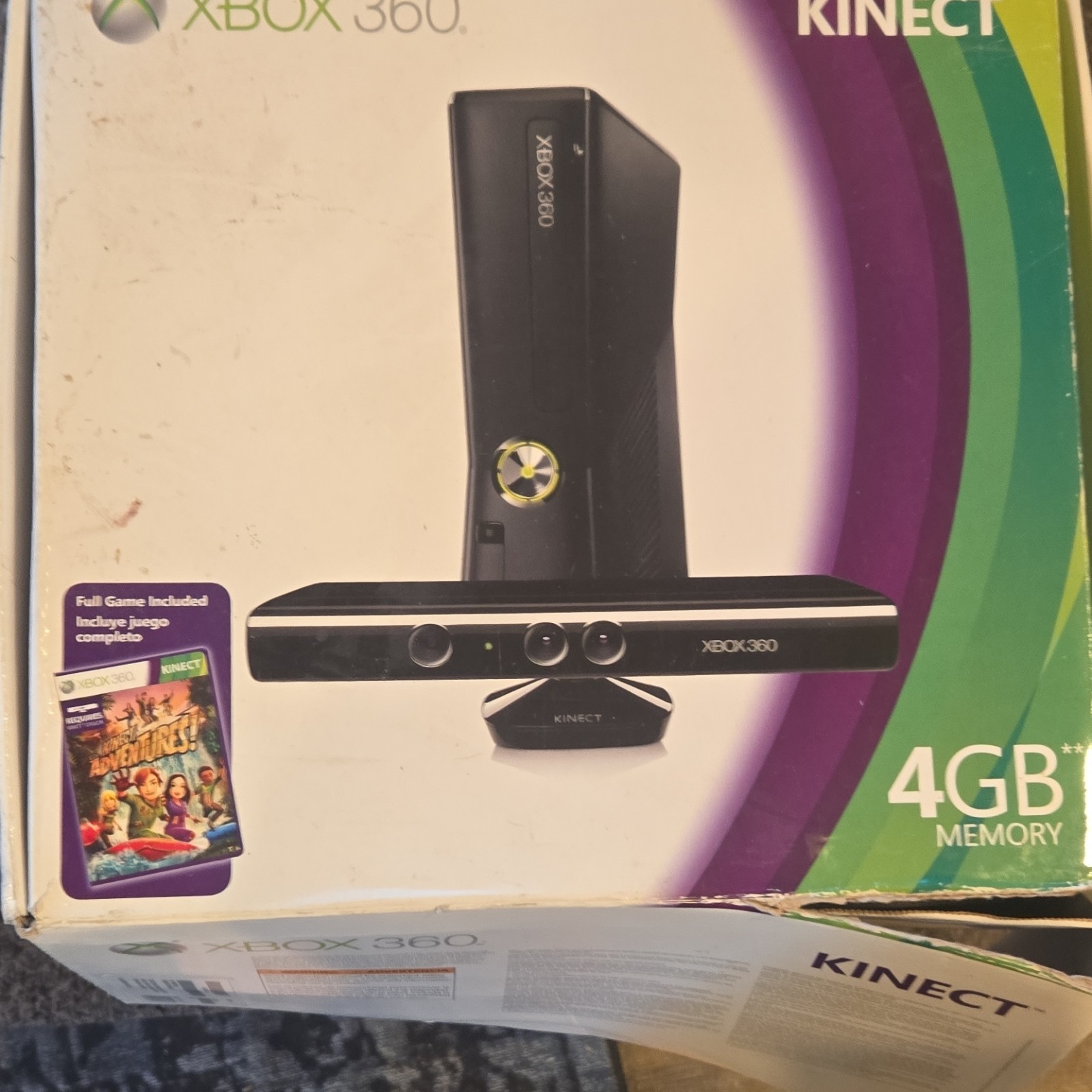 Microsoft Xbox 360 Kinect Home Console Bundle 4GB Black NTSC-U/C 1080p