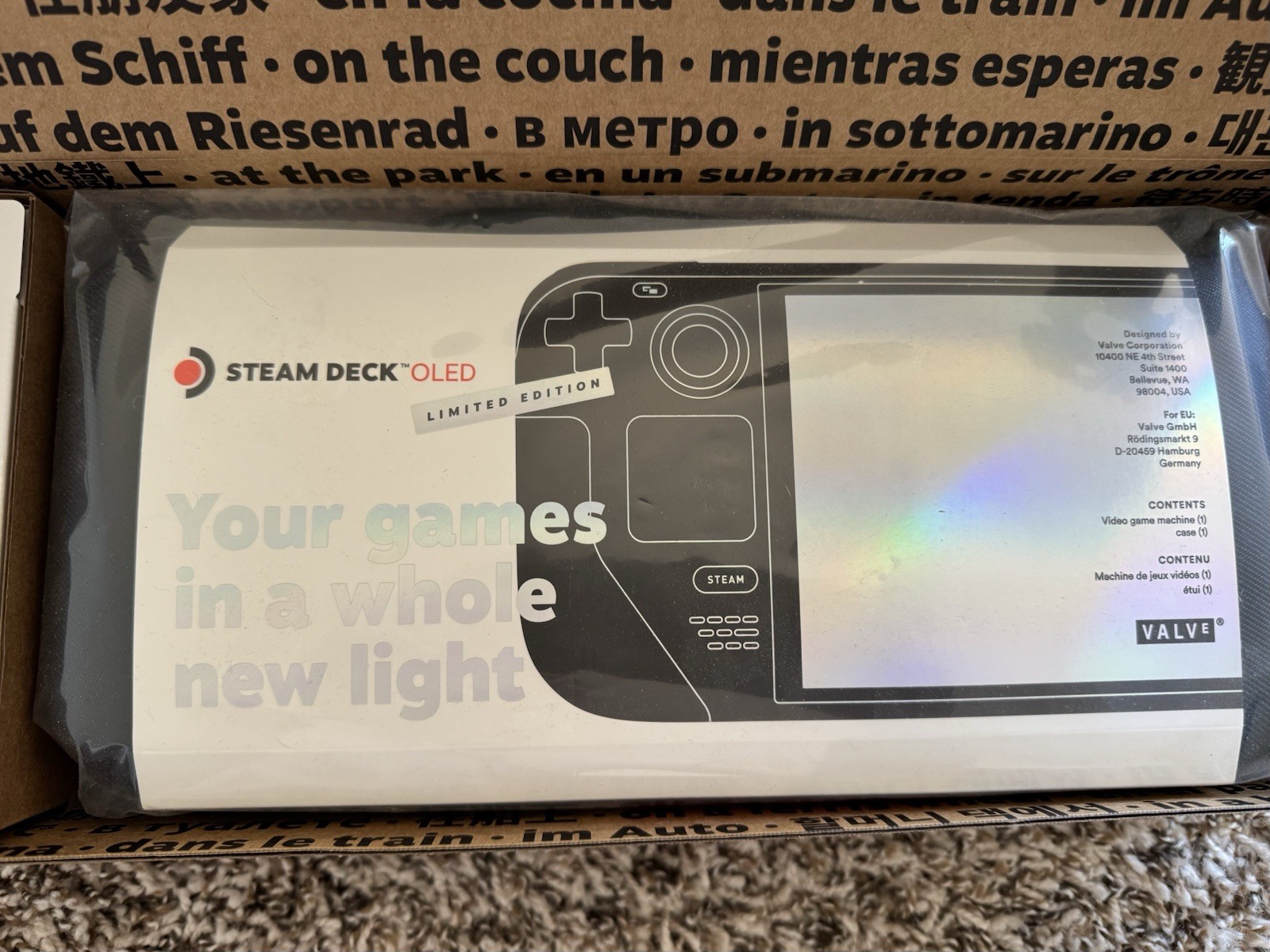 Valve Steam Deck OLED Limited Edition (Smoky Translucent) Console 1TB NEW