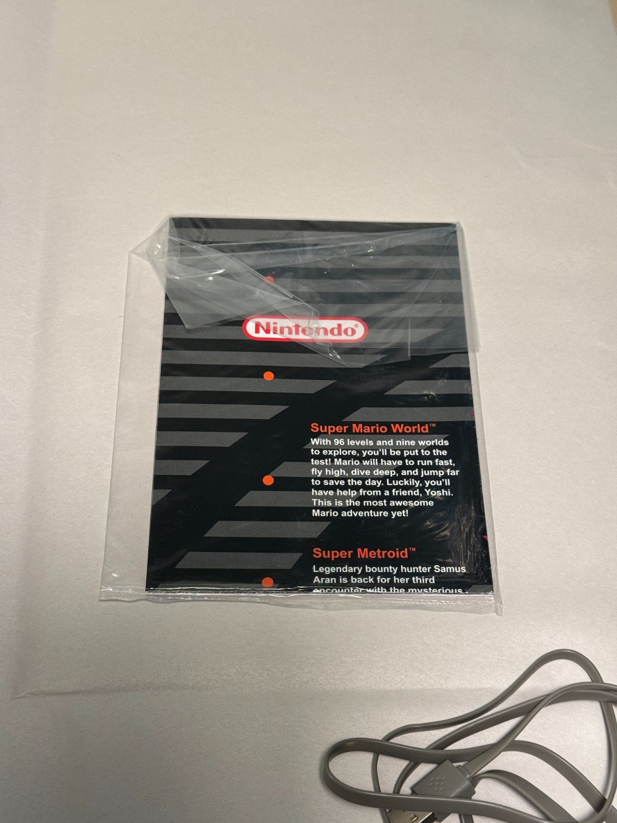 Nintendo SNES Classic Edition Mini Console CLV-201 + 8BitDo PDP Case & More
