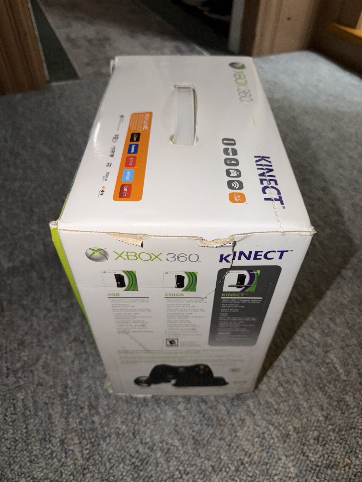 Microsoft Xbox 360 S Matte Black (10 Game Bundle)
