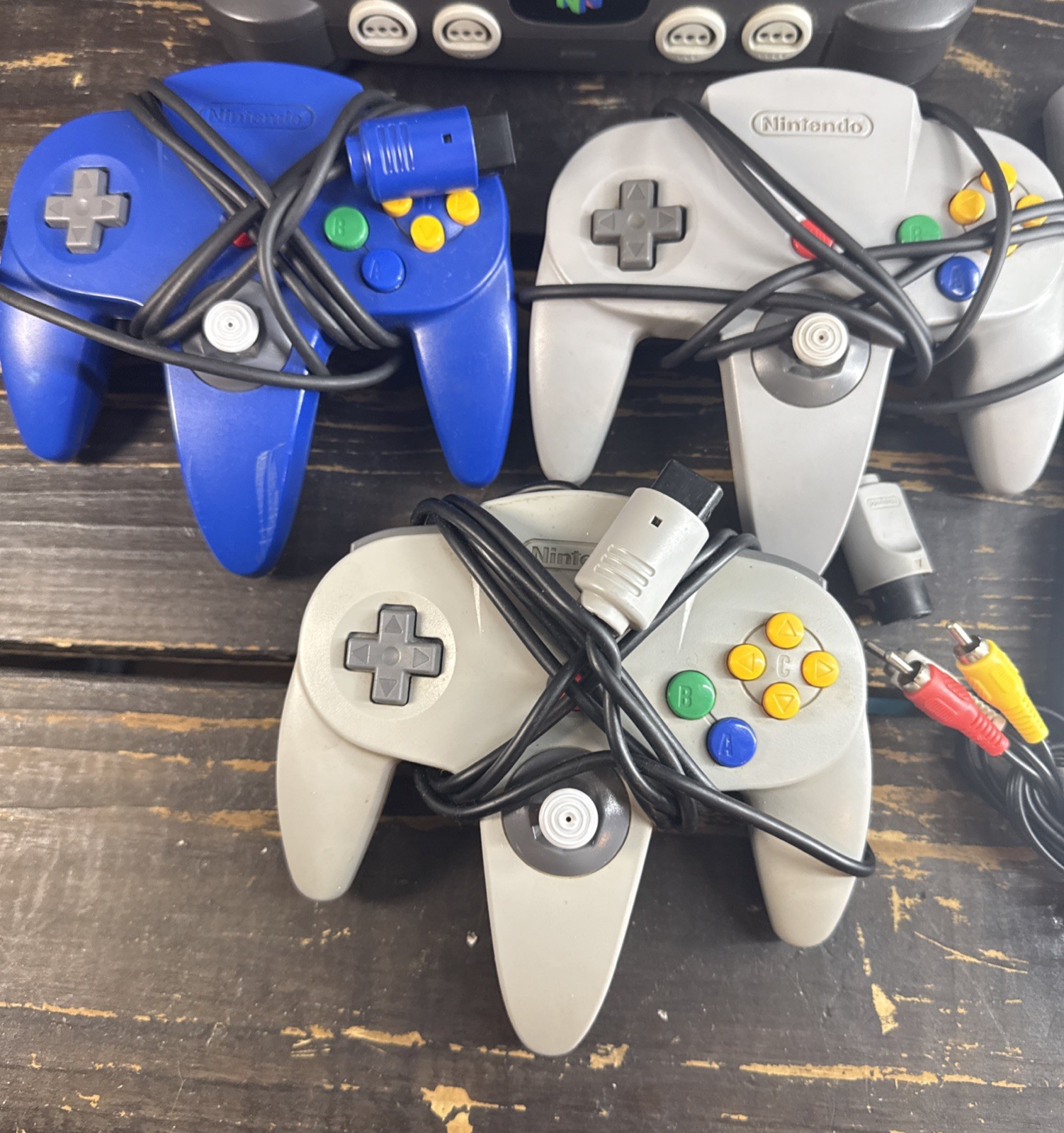 Nintendo 64 bundle with 7 games/3 controllers Jet Pack And Memory Card Tested