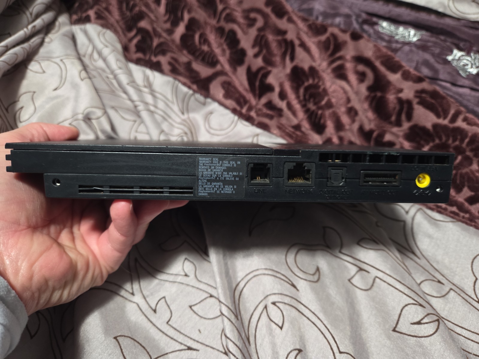 Sony PlayStation 2 Slim Console Black (SCPH-70012) W/ Controller And Hookups