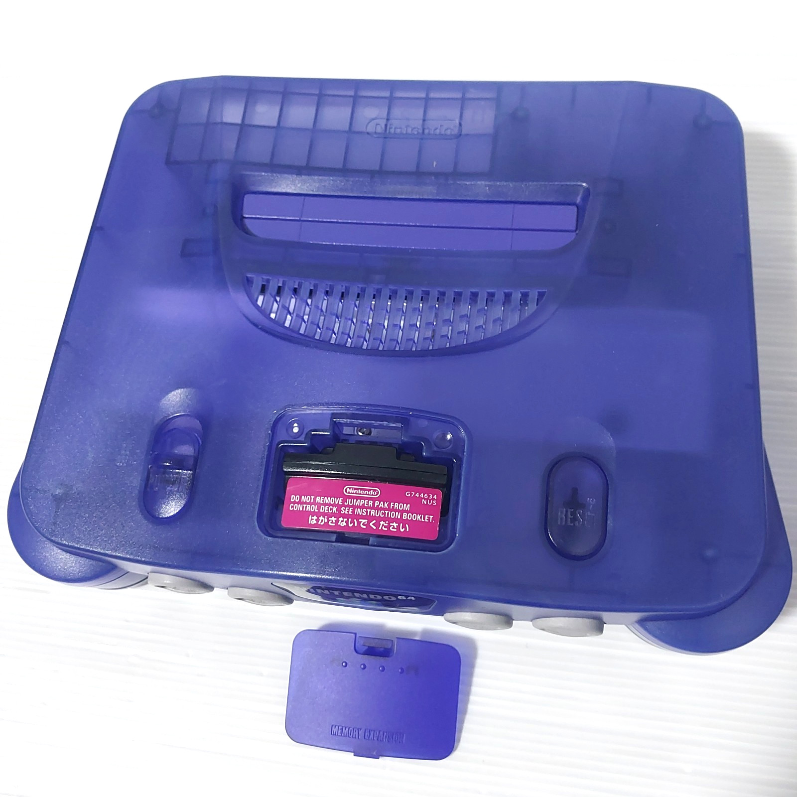 Nintedon64 N64 Midnight Blue Console NUS-001 Region free w/ 2 controllers Japan