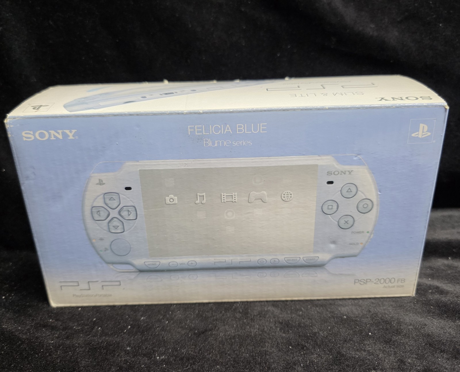 PSP-2000 Felicia Blue CIB Japanese Region FREE