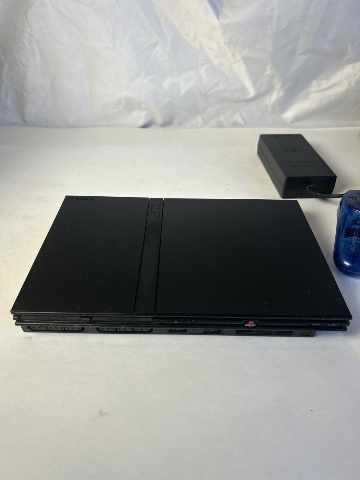 Sony PlayStation 2 PS2 Slim Console SCPH-77001 Black NTSC System with Controller