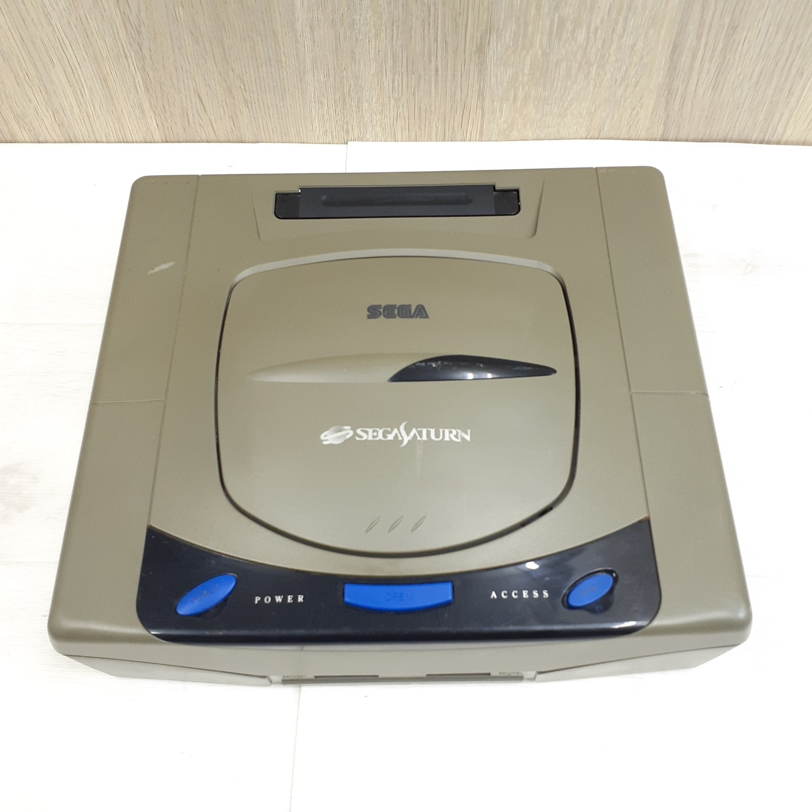 Sega Saturn Console Japan Gray Bundle with 8 Games & Memory tested NTSC-J