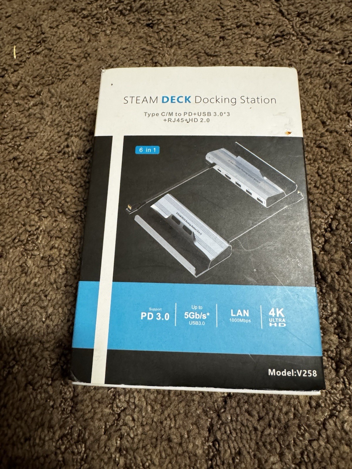 Steam Deck Docking Station V258 6-in-1.