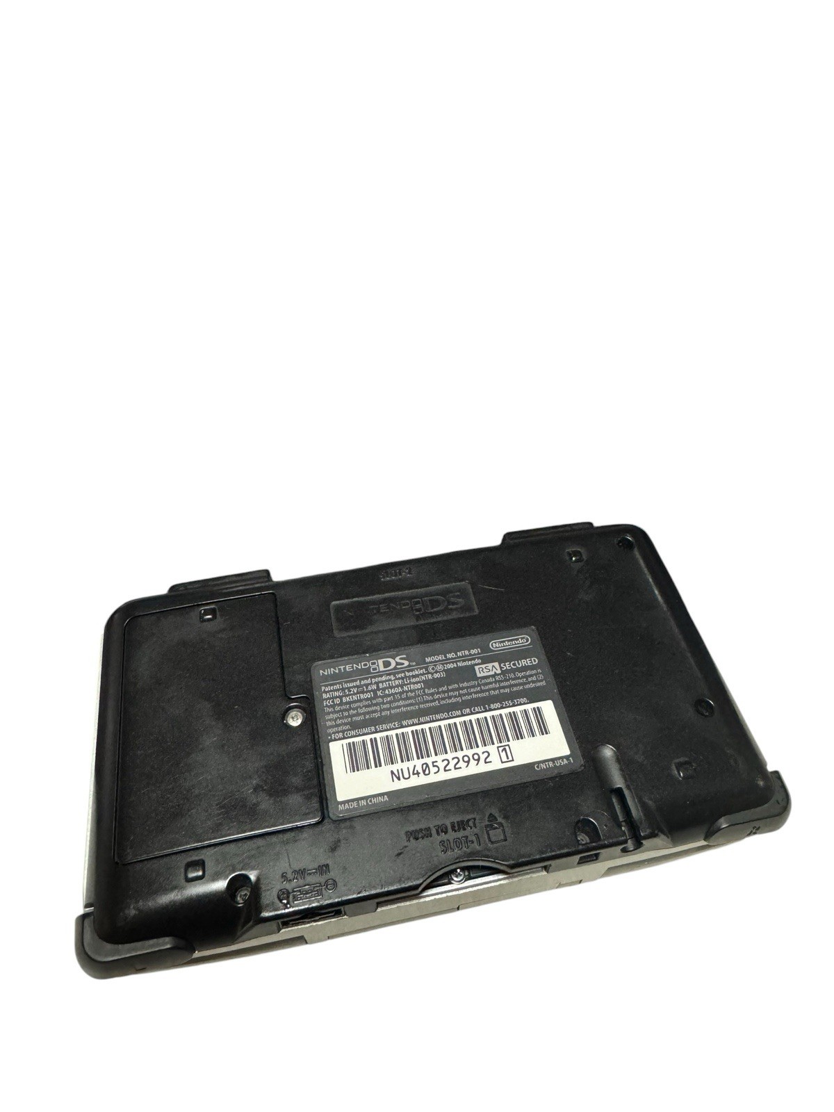 Nintendo DS Silver (NTR-001) Handheld READ