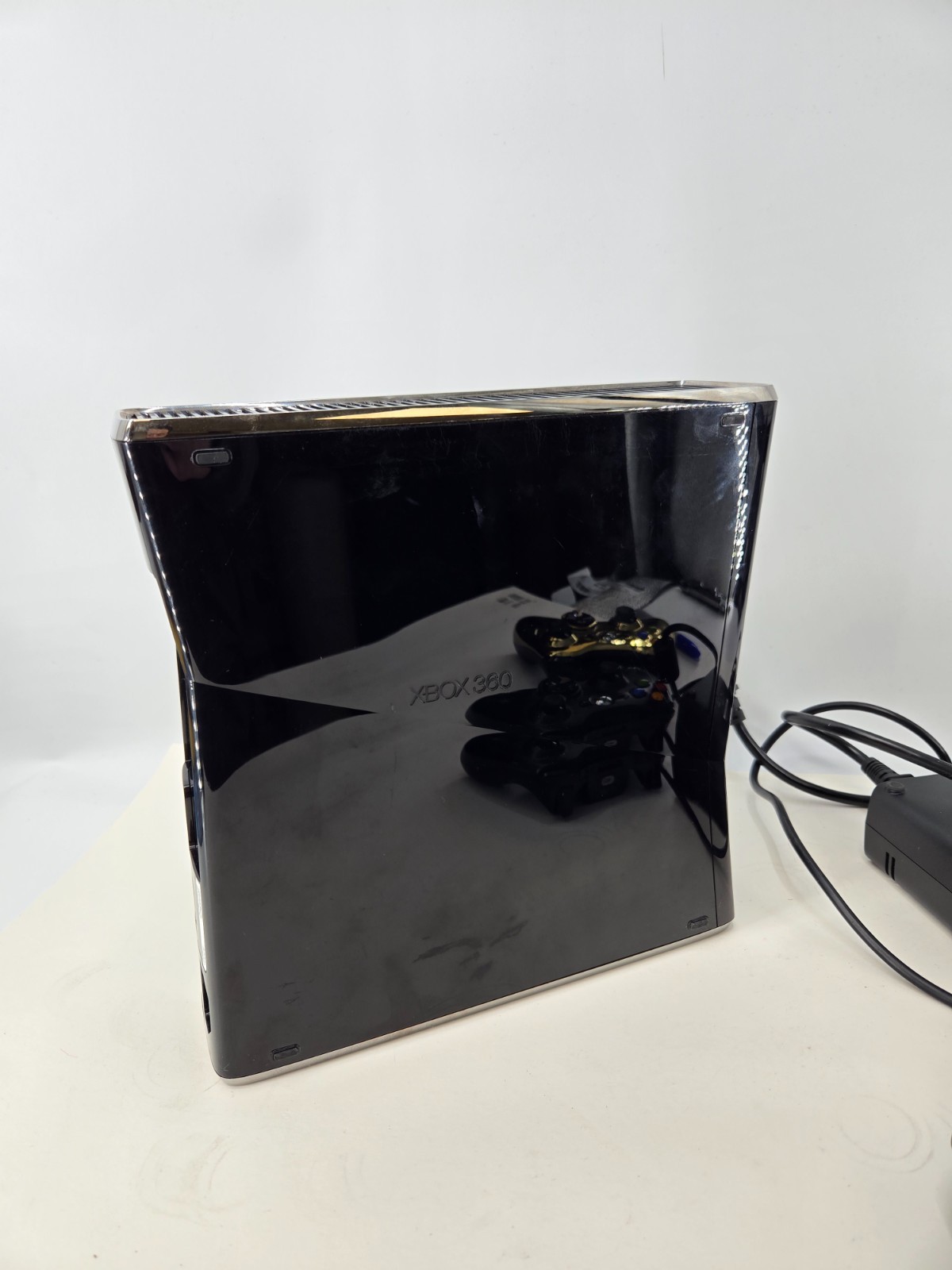Microsoft Xbox 360 S Console 250GB with 2 Controllers & Power Adapter