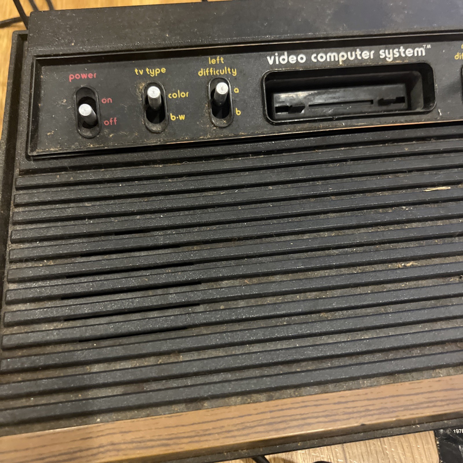 Vintage Atari Video Computer System 4 Controllers Video Manual And Plug In Cords