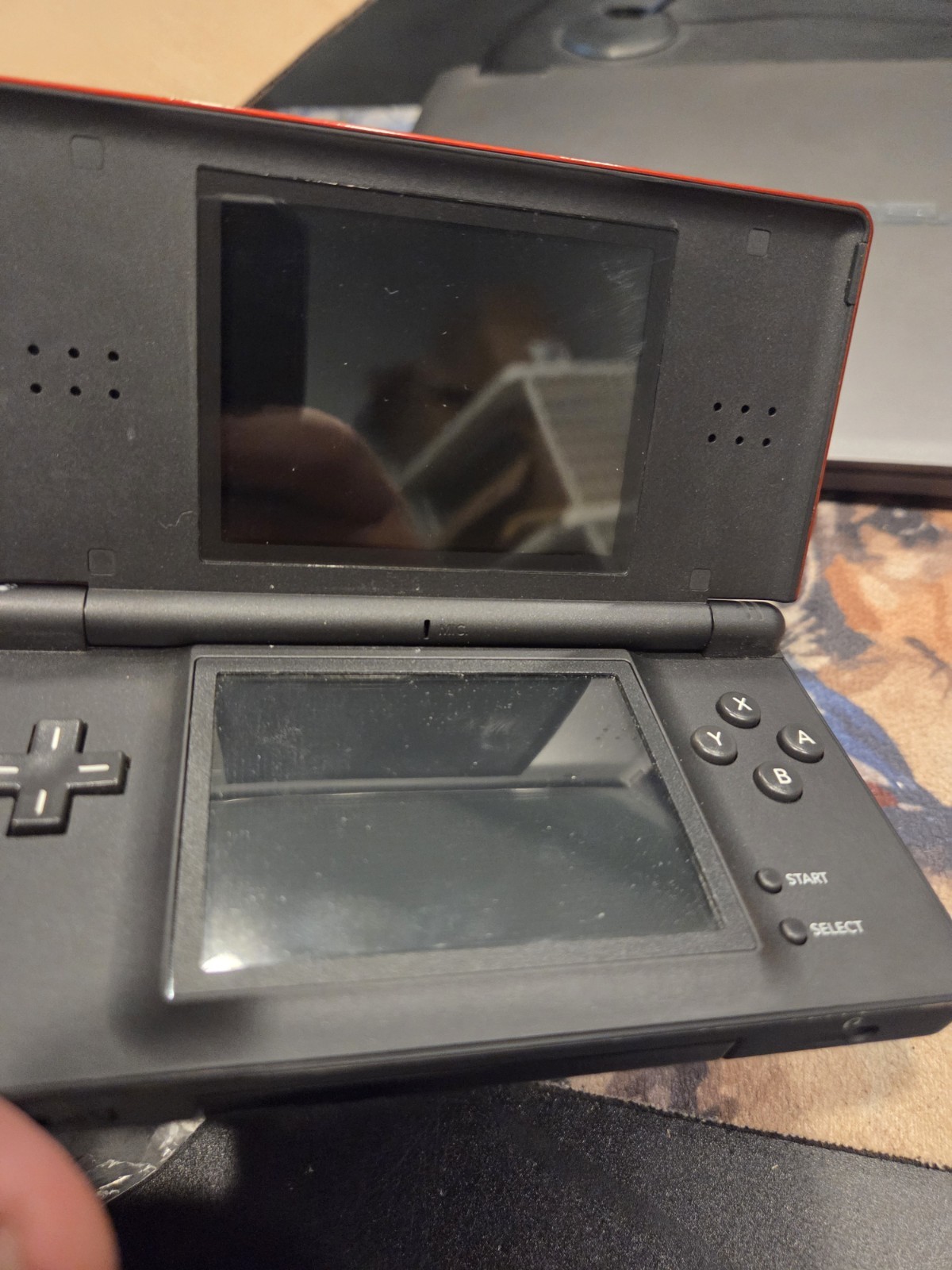 Nintendo DS Lite USG-001(JPN) Red Handheld Console w/ Stylus & Cable VGUC