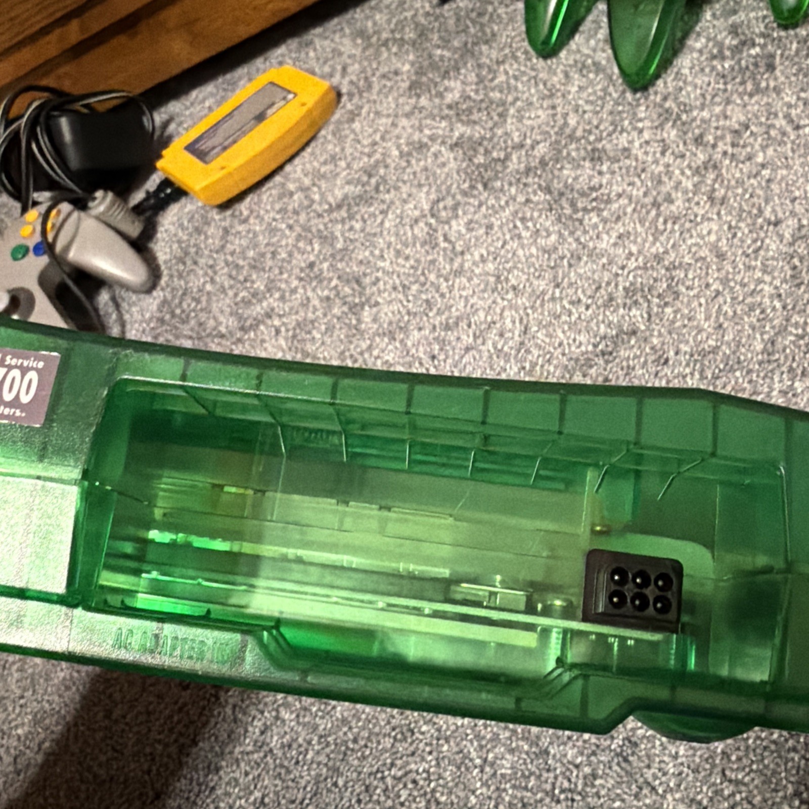 Nintendo 64 N64 system – Funtastic Jungle Green OEM Donkey Kong Expansion Pak