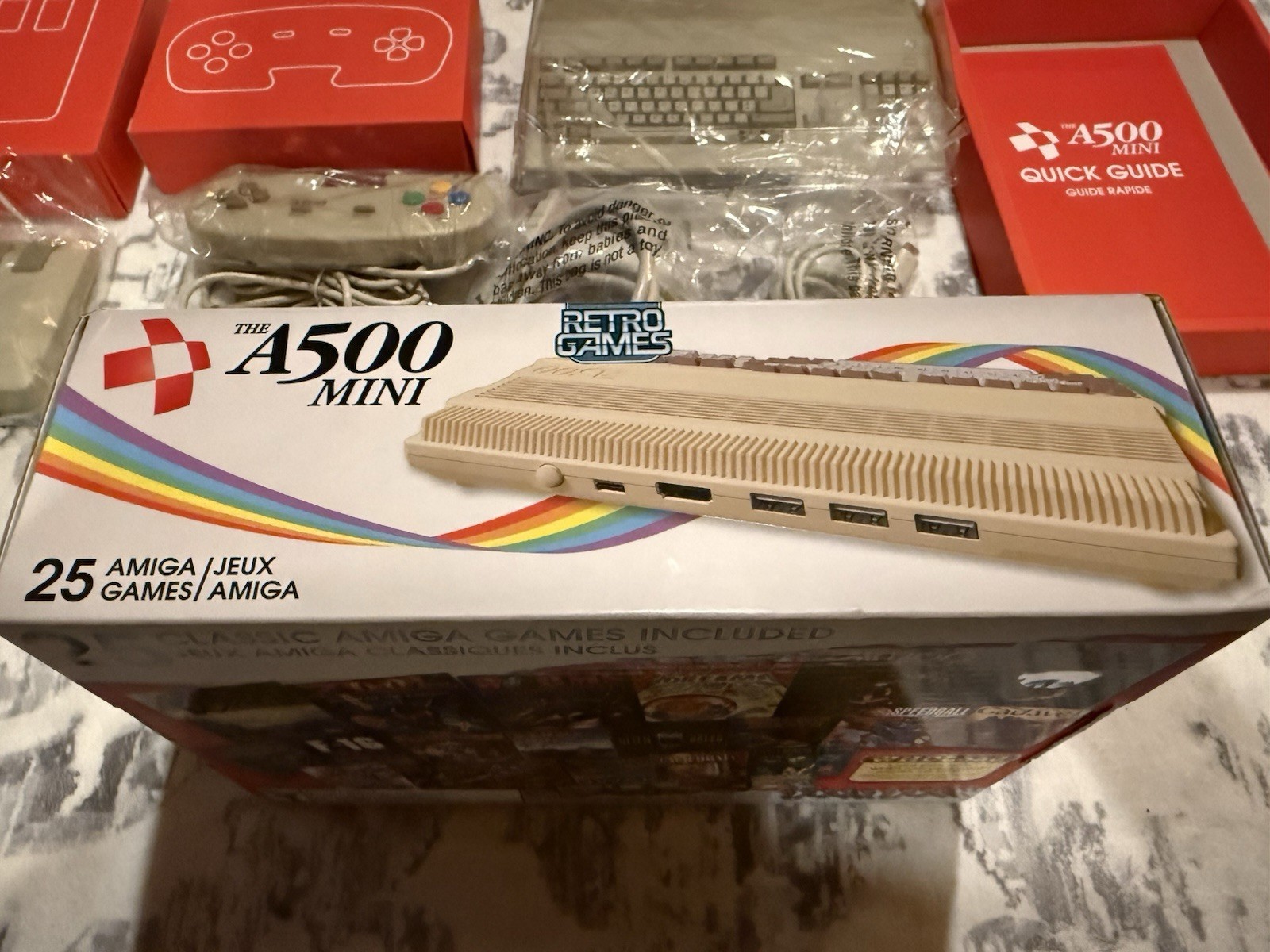The A500 Mini (25 Amiga games)