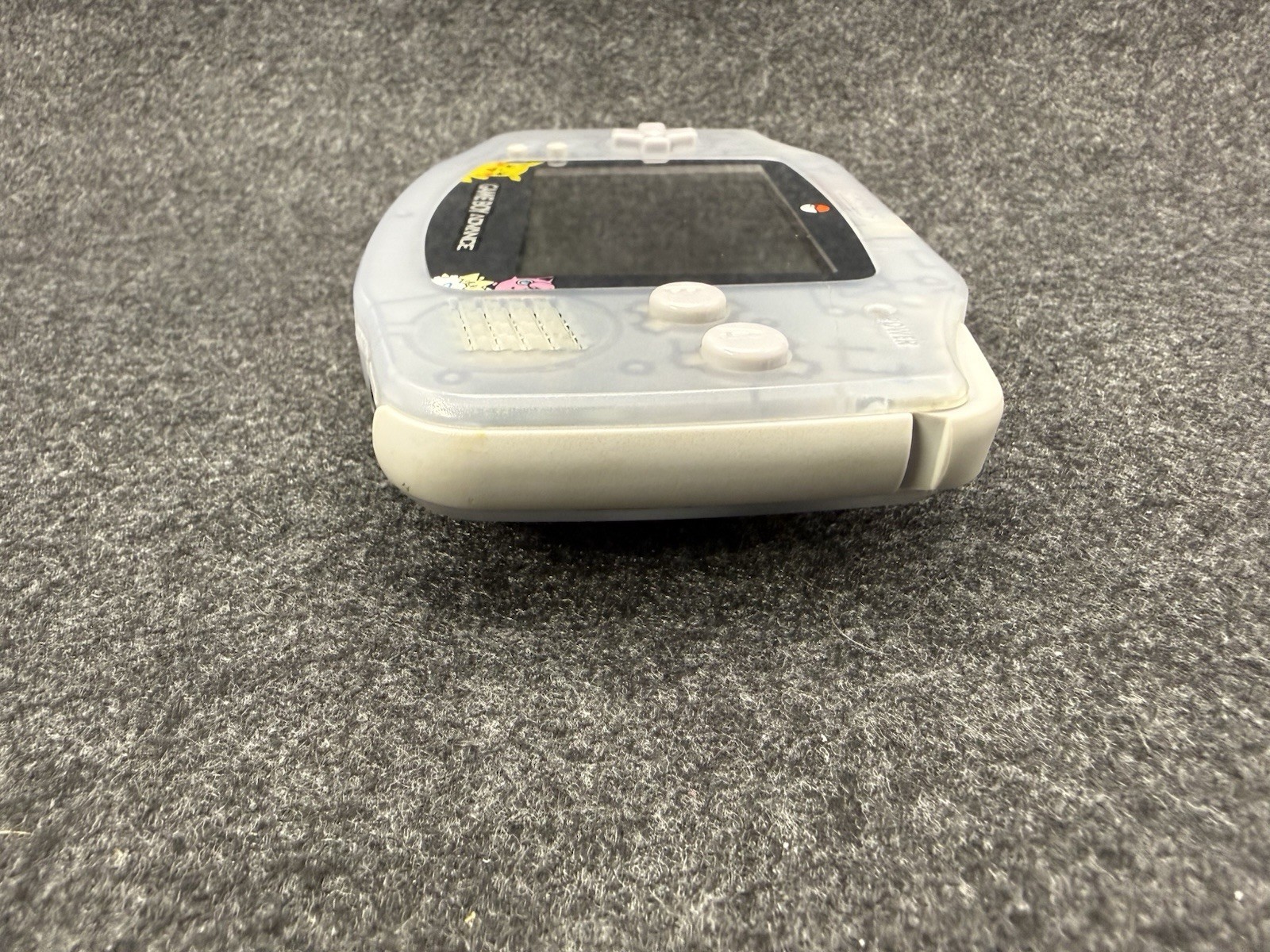 Nintendo Game Boy Advance – Clear Glacier Shell | USB-C Rechargeable Battery