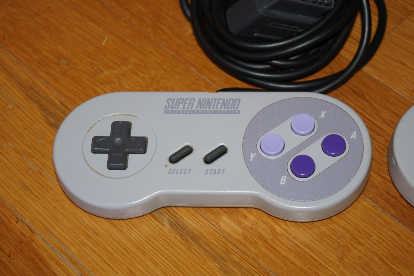 Super Nintendo Control Deck SNS-001 with two controllers-not tested