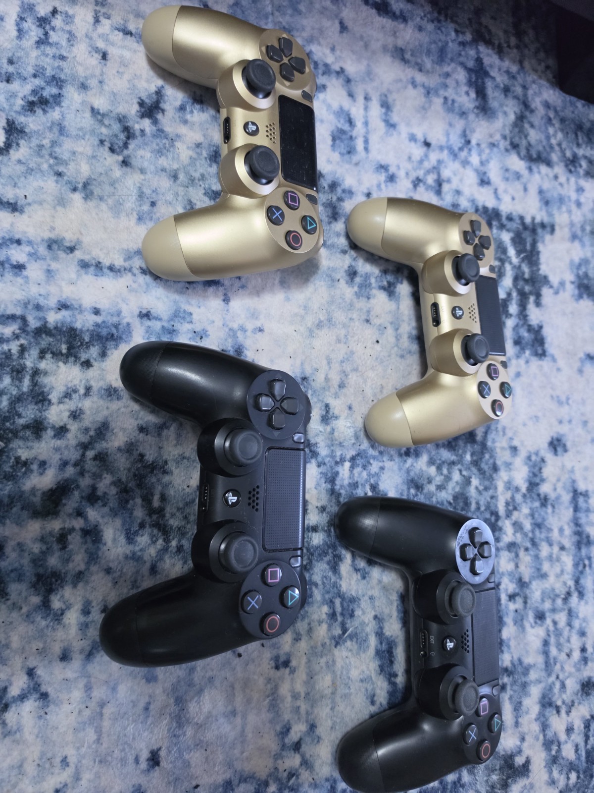 Sony PS4 Playstation 4 CUH-2015B 1TB w/ Controllers Limited Edition Gold Console