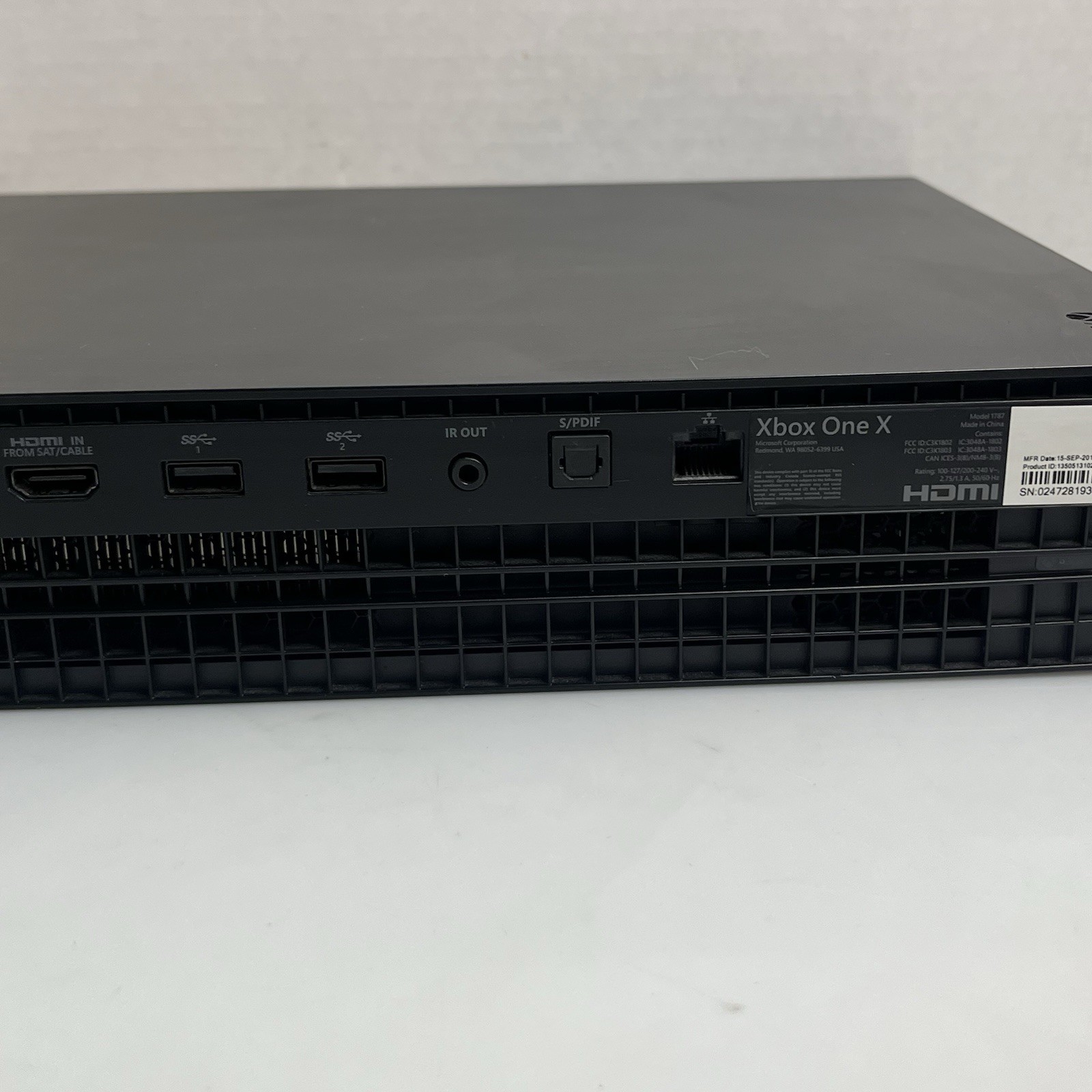 Microsoft Xbox One X Gaming Console 1TB Model 1787 With OEM Controller