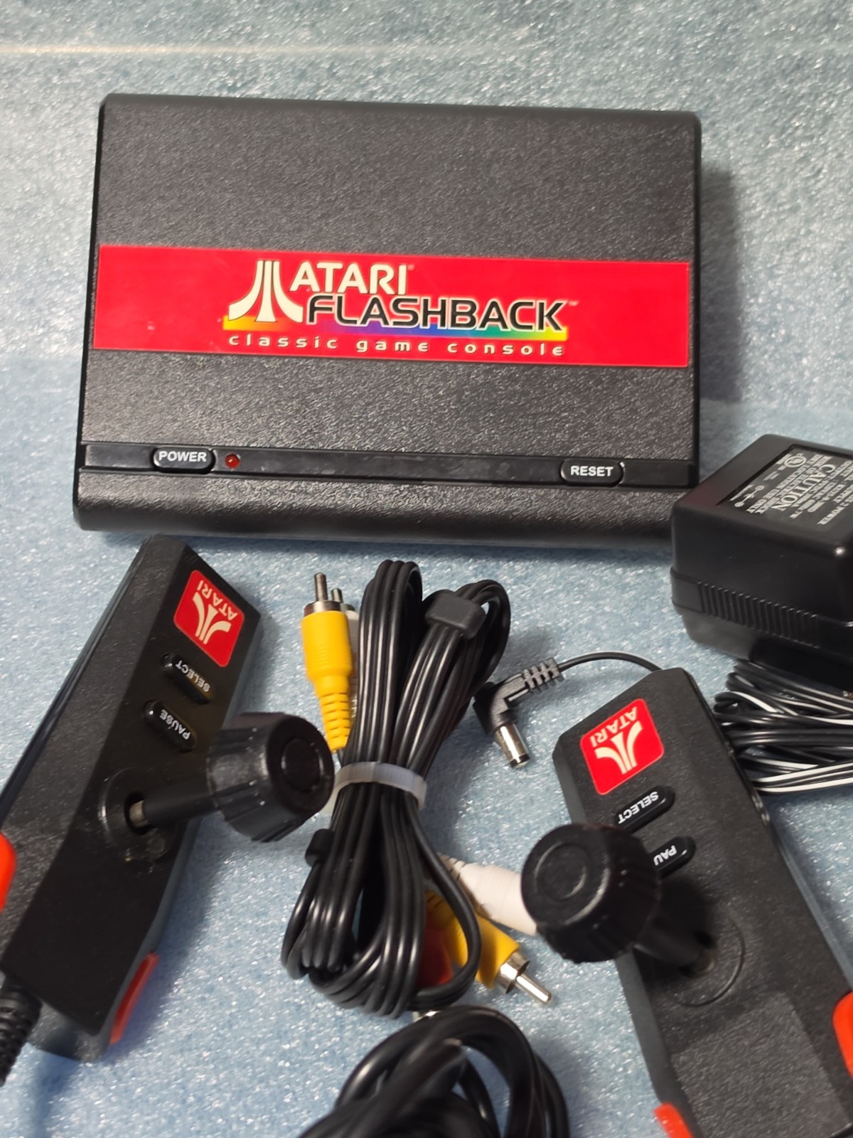 ATARI Flashback 7800 MINI, Console with Controllers & Cords, TESTED WORKING,