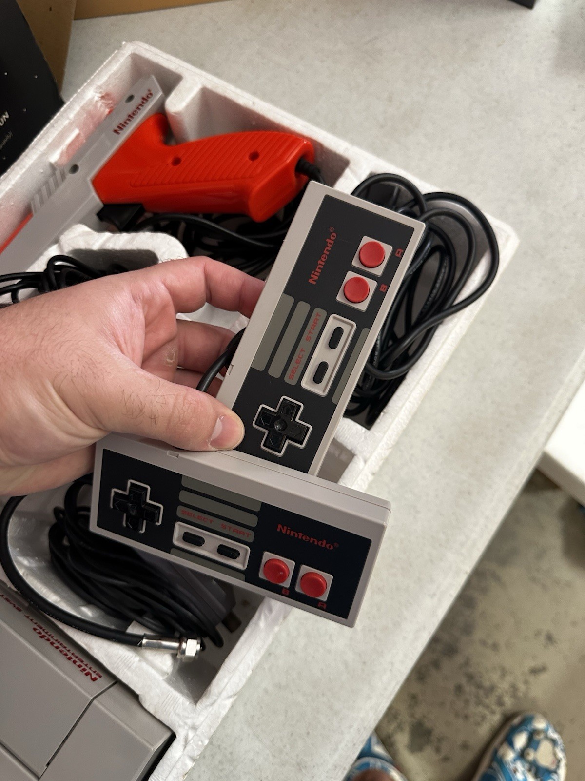 Nintendo NES Action Set Console – Complete In Box – Tested – Authentic – Clean!