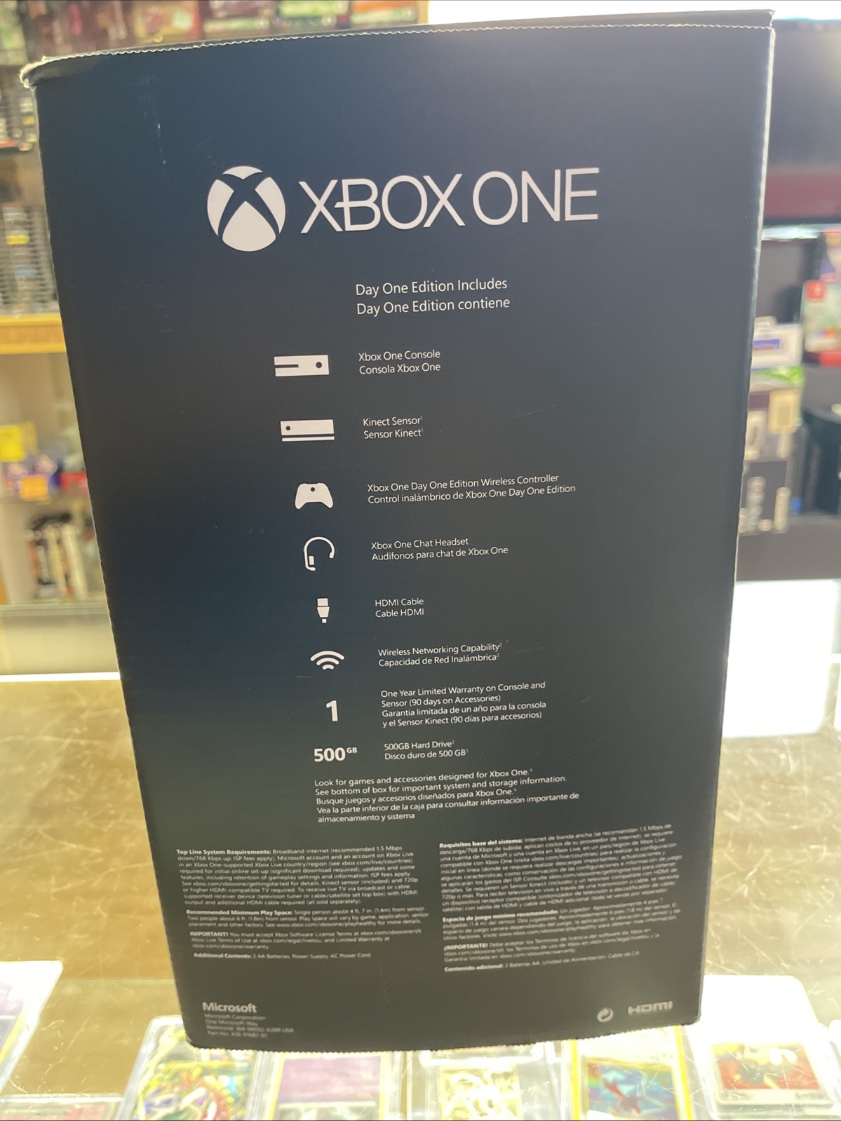 Microsoft Xbox One Day One Edition 500GB Black Console, Open Box