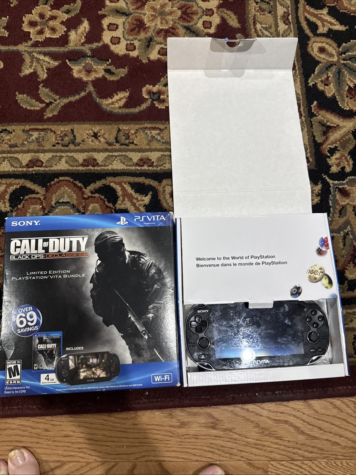 Sony PS Vita PCH-1001 Call of Duty Black Ops Limited Edition Console OLED 5″