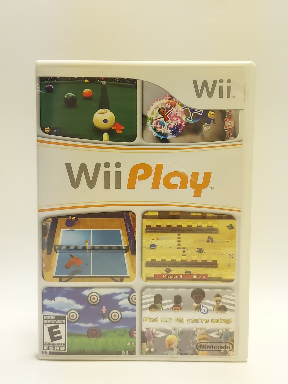 Nintendo Wii Console Bundle w/ Wii Play, Controller, & Cords TESTED