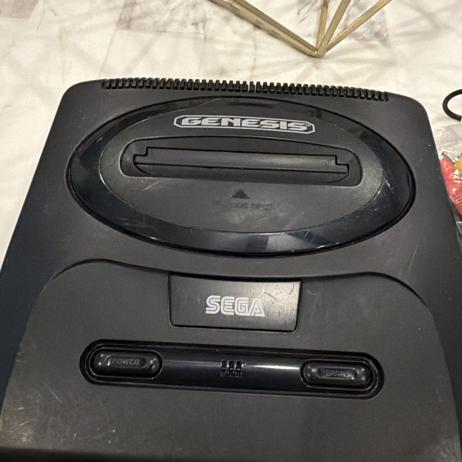 Sega Genesis Model 2 Console System Bundle Cords Controller Lion King, NBA JAM