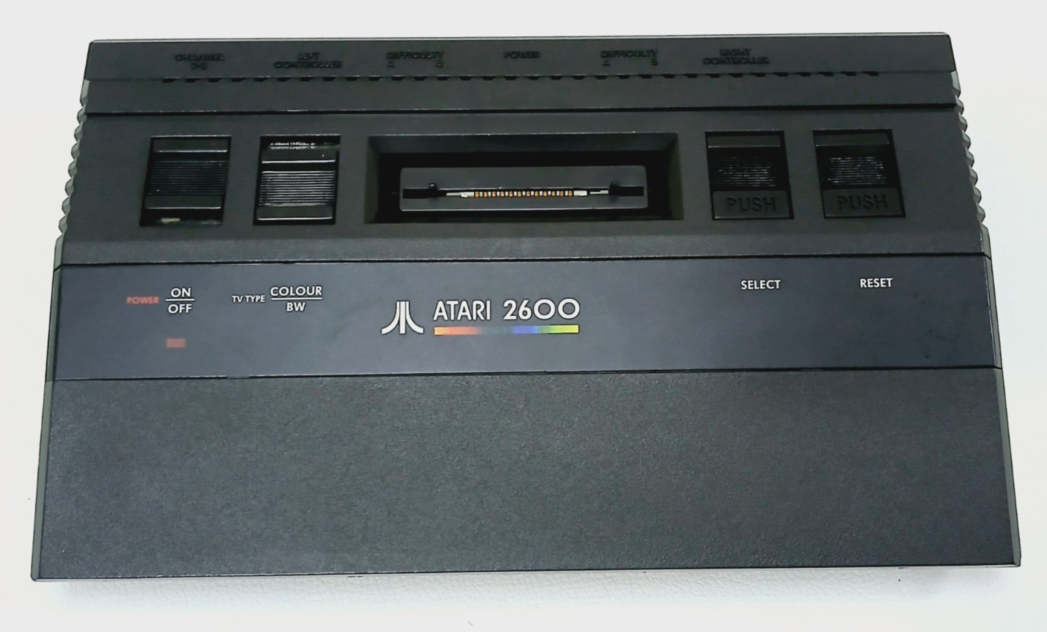 Atari Junior Jr 2600 Vader Black Strip Console with 6 Games. Read Description