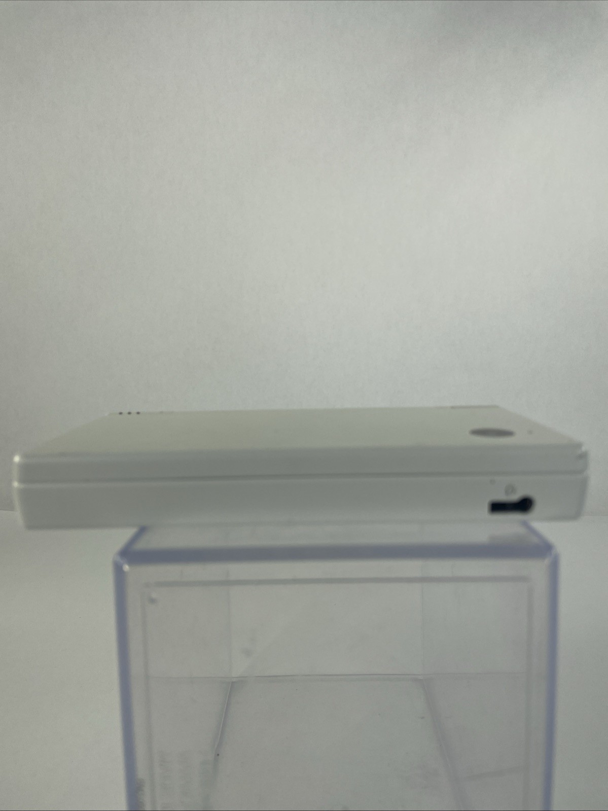 Nintendo DSi Launch Edition White W Charger And 3D Printed Stand TESTED