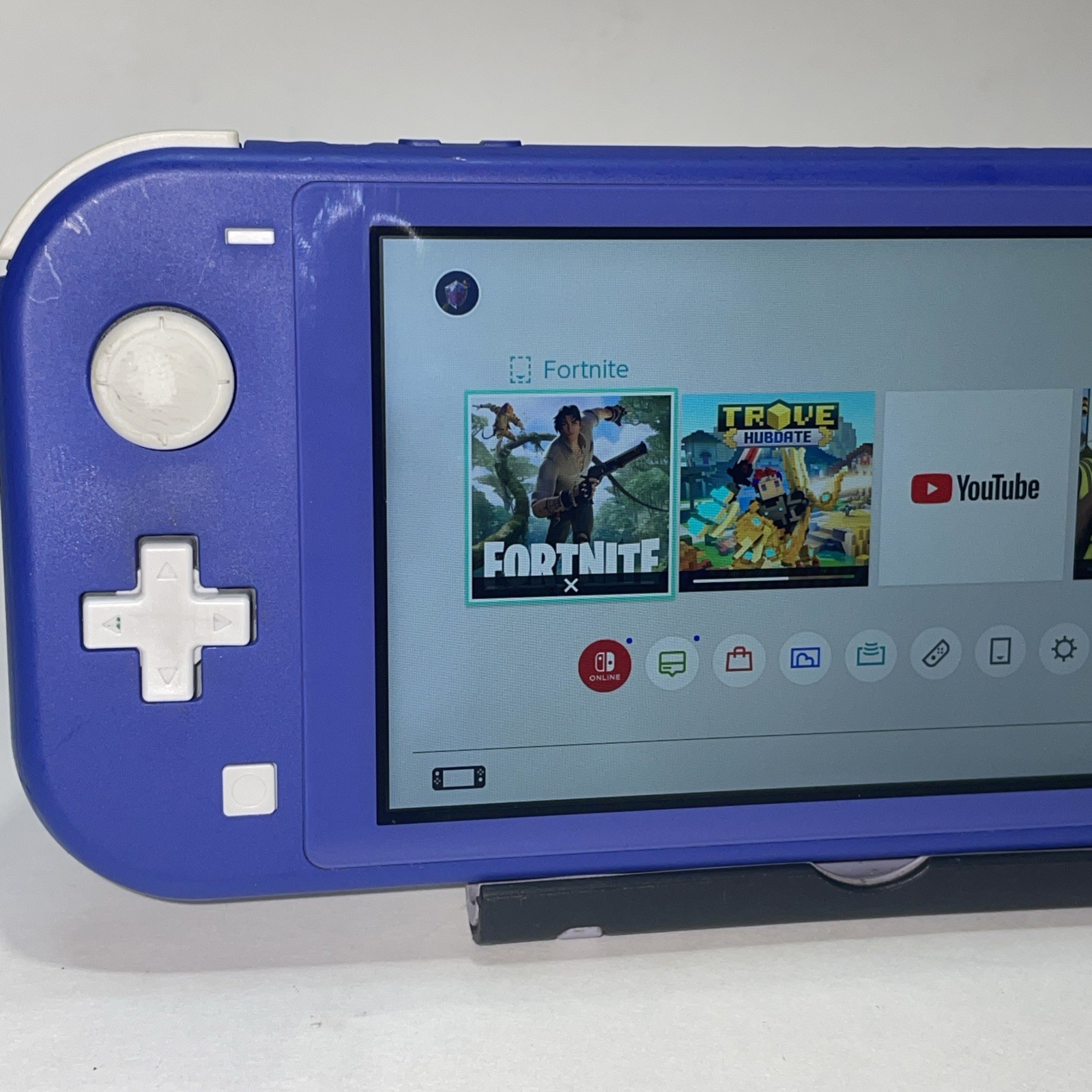 Nintendo Switch Lite HDH-001 Handheld Console 32GB Blue DAMAGED CHARGING PORT