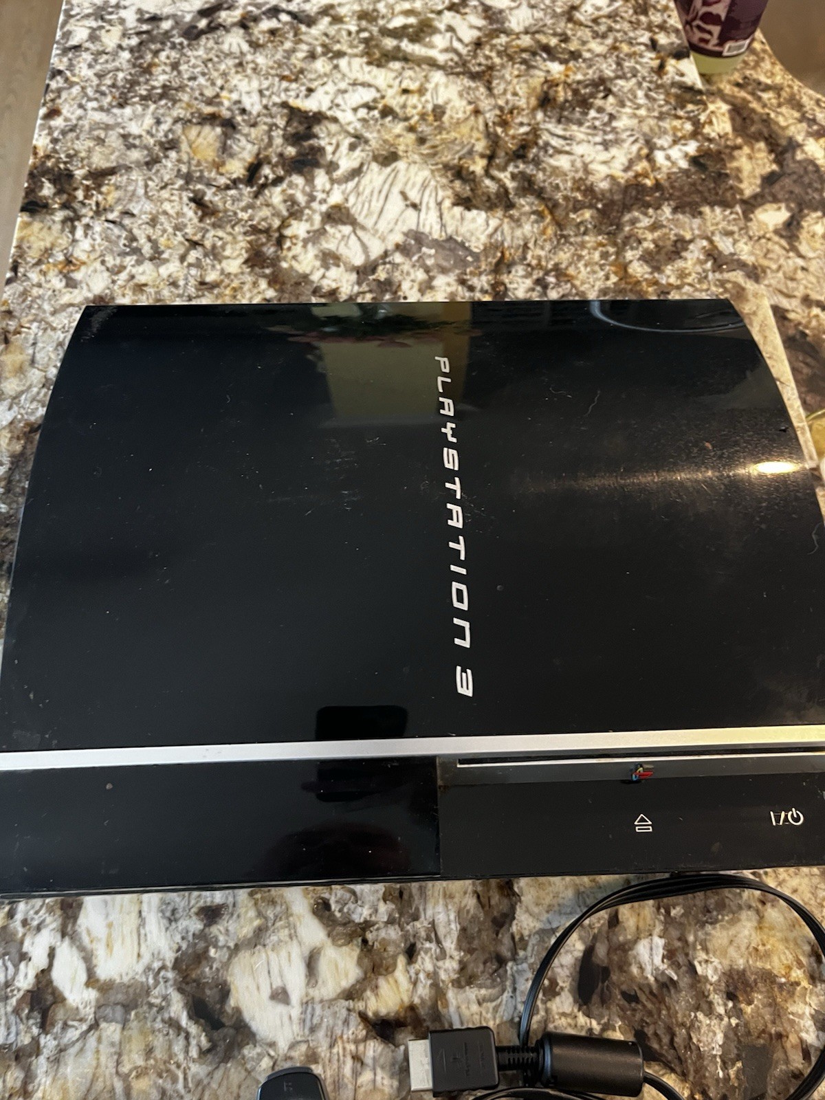 Sony PlayStation 3 PS3 CECHK01 For Parts. Includes Controller Av Cord