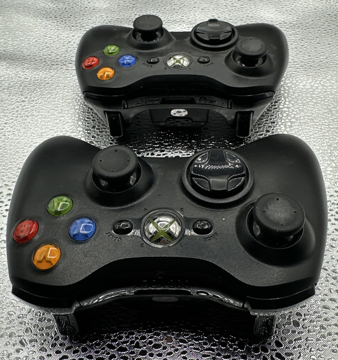 Microsoft Xbox 360 S Model 1439 Console Power Cord & Controllers 4GB *Tested*