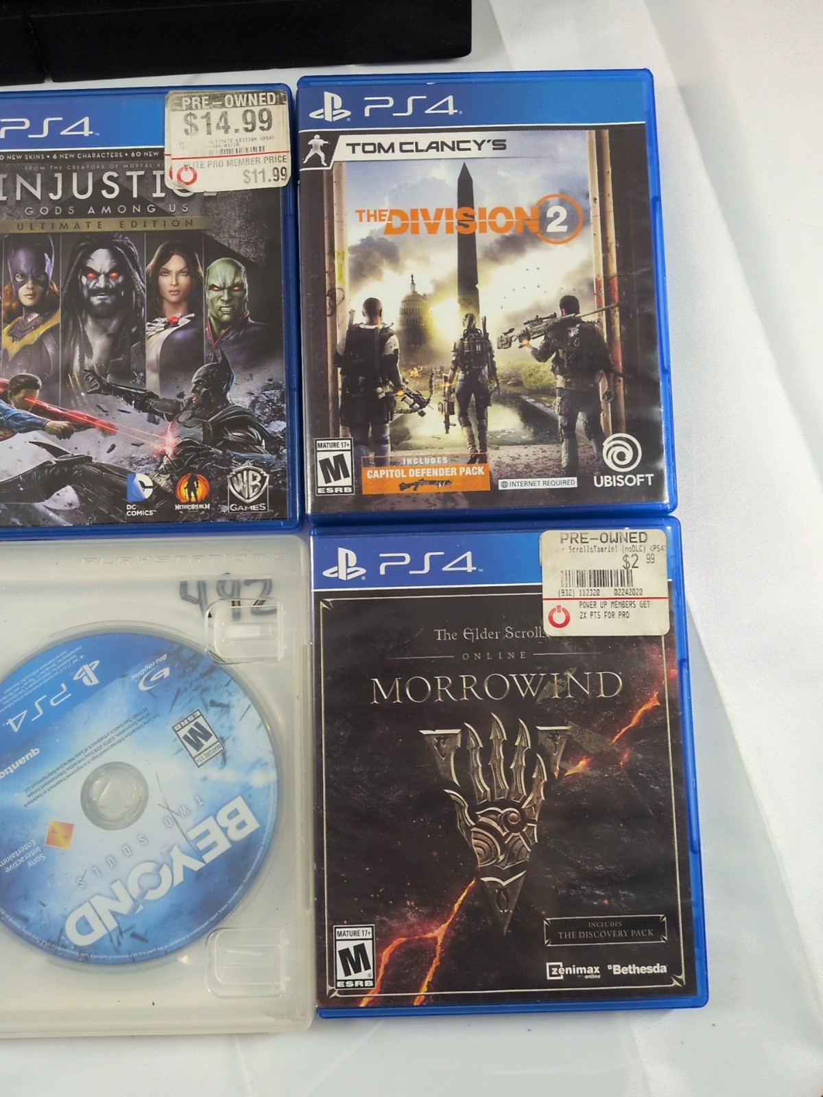 Sony PlayStation 4 500GB Black Model CUH-1215A Console Bundle 6 Games Controller