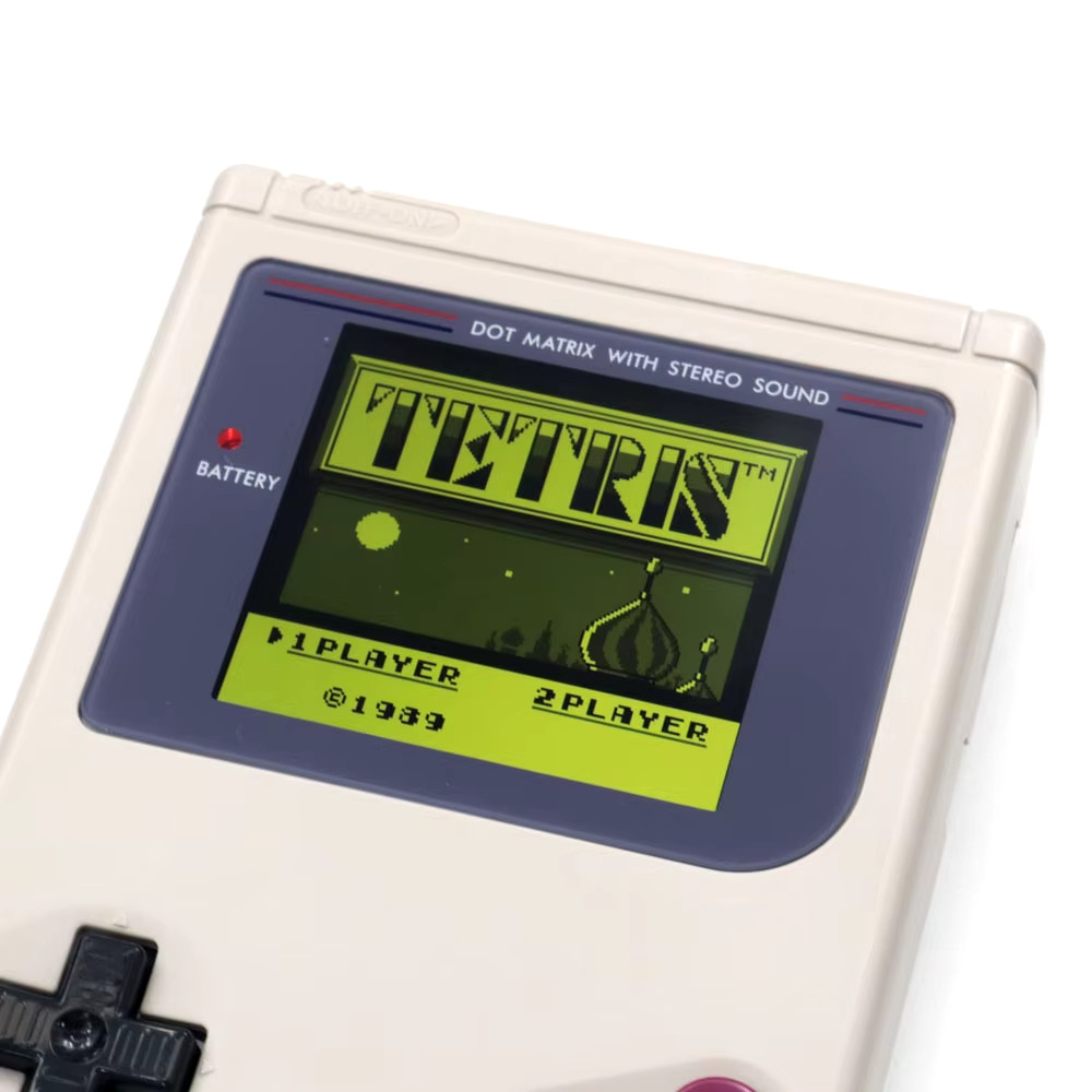 *RESTORED BACKLIT COLOR* ORIGINAL NINTENDO GAME BOY DMG-01 IPS 11% LARGER SCREEN