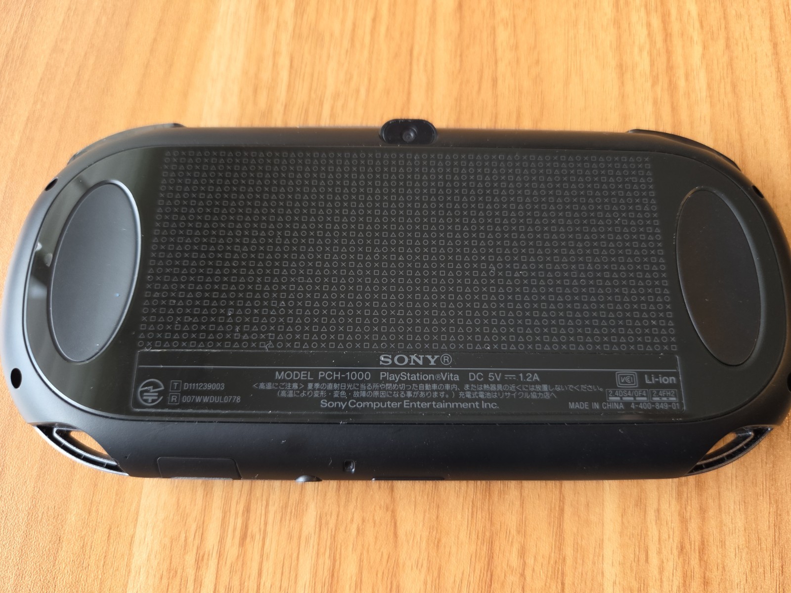 Sony Ps Vita PCH-1000 black Crystal Model Console & Charger CIB TESTED