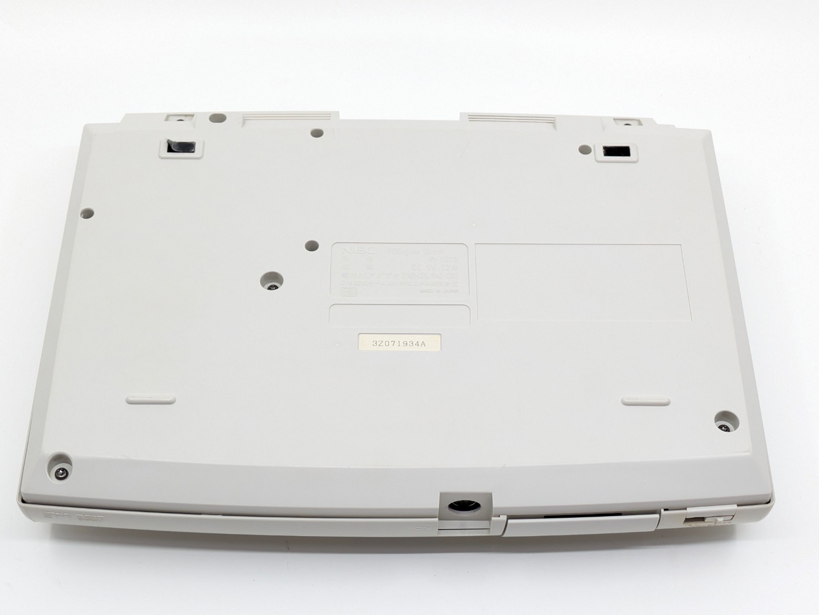 NEC PC Engine Duo-R Console PI-TG10 Tested – CD OK – HuCard OK – Japan