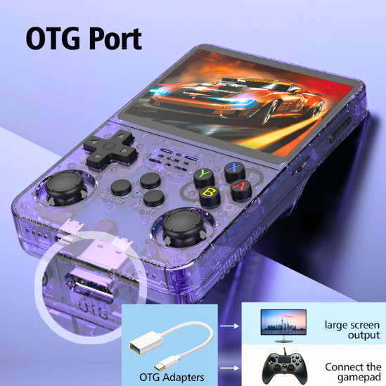 Retro R36S Portable Video Game Console, 64G games, Linux System, 3.5-inch Screen