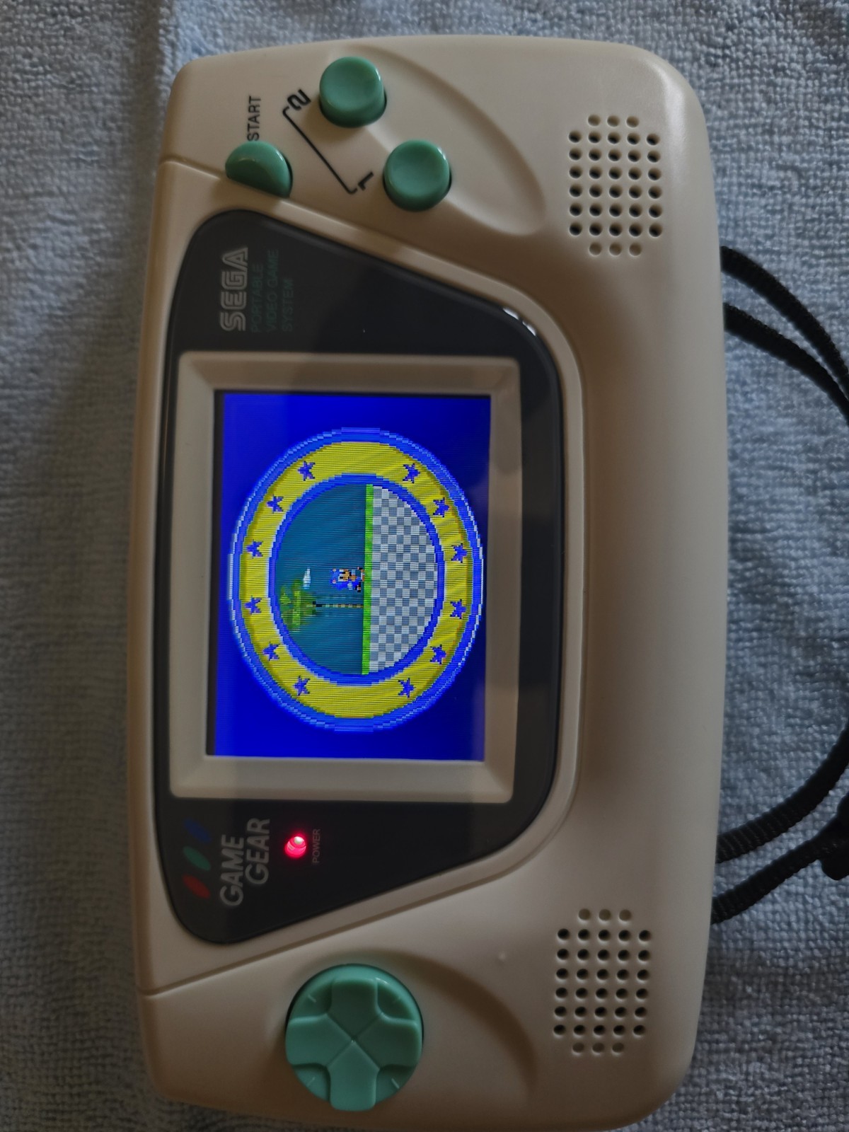 SEGA Game Gear Console – Recapped, IPS Screen, Glass lens, New shell, 2 games