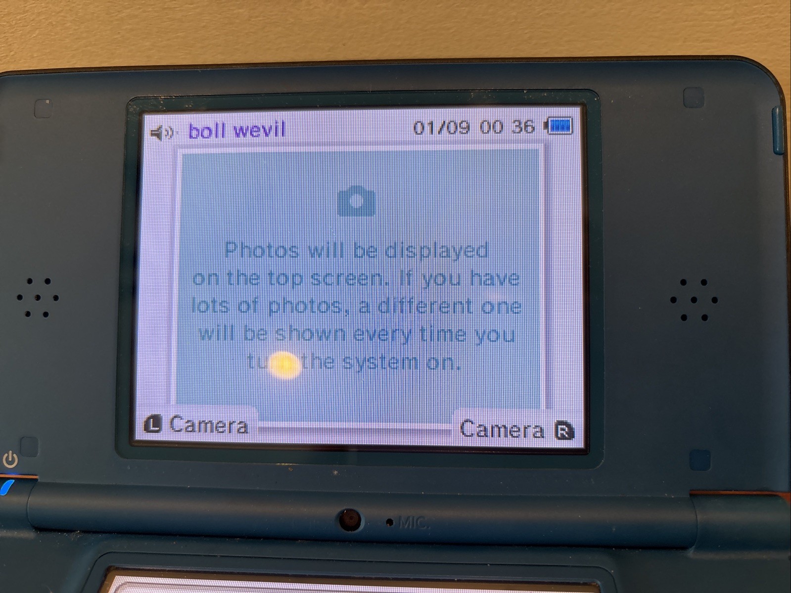 Nintendo DSi XL Handheld Game Console Only UTL-001 Blue