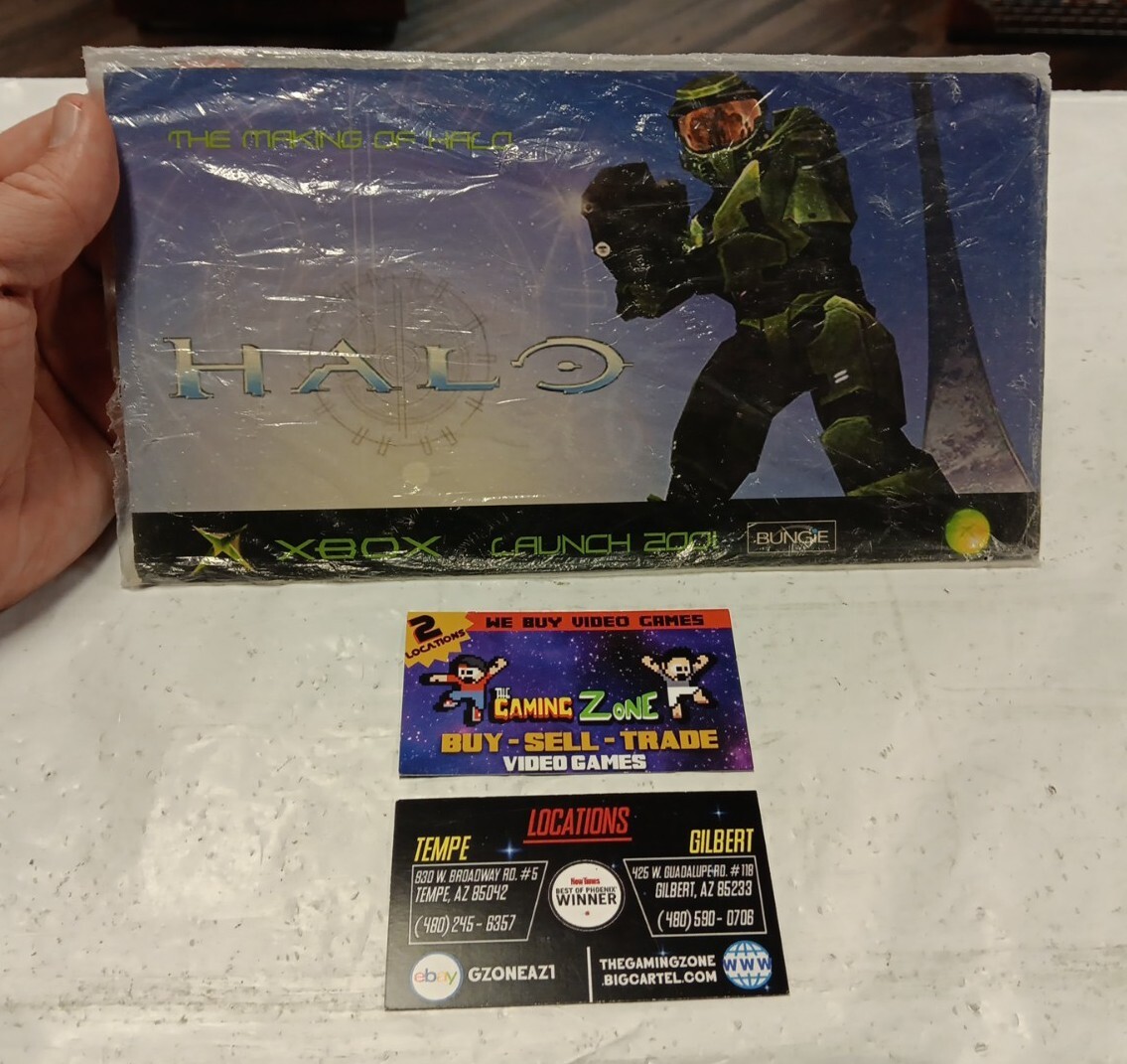 SUPER RARE The Making Of Halo Combat Evolved 2001 Launch DVD ***SEALED***READ