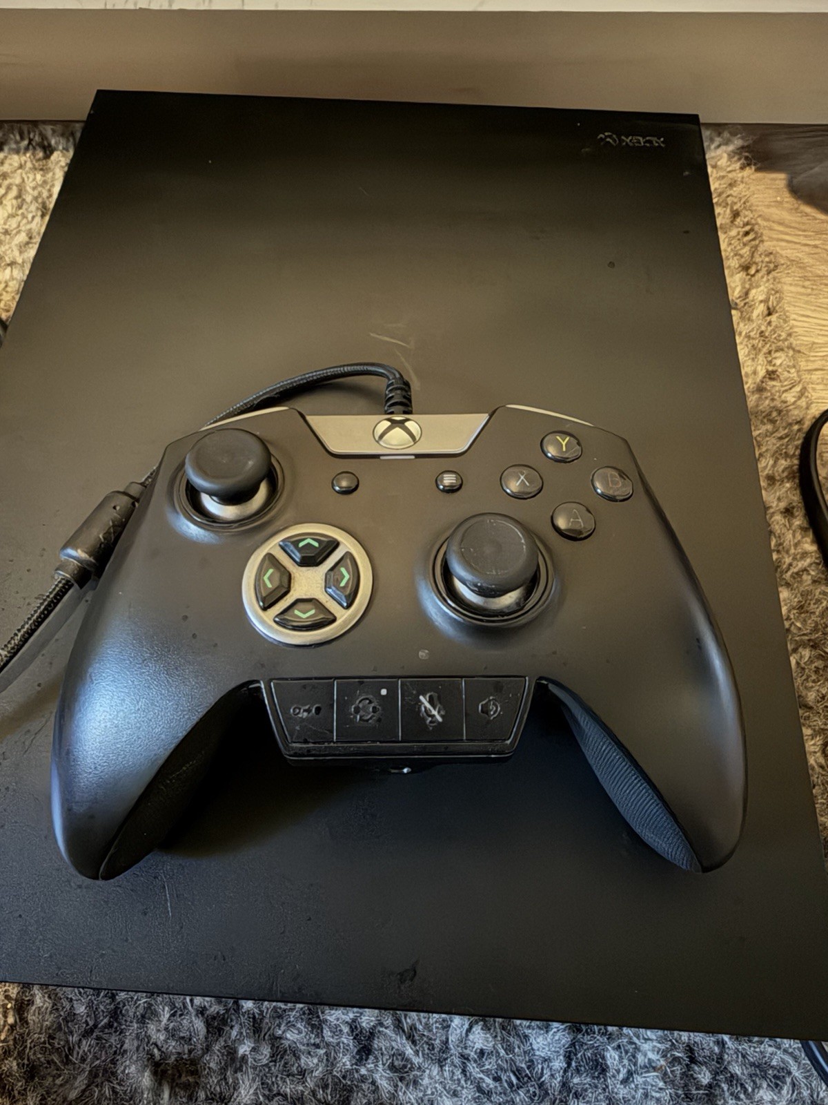 Microsoft Xbox One X Console Video Game System Bundle 4K Ultra HD Black W/ Ext.