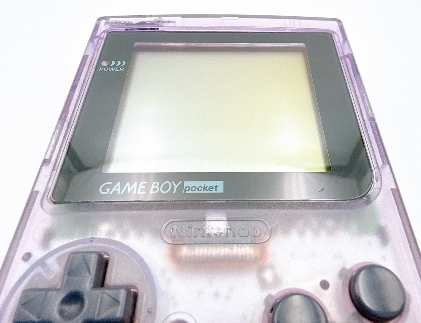 Nintendo Game Boy Pocket Console Clear Purple Japan w/Box, Manual – Excellent